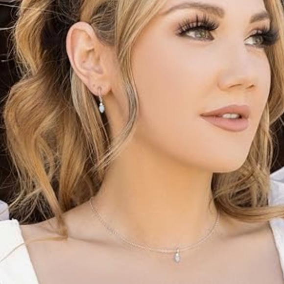 Montana Silversmiths Petite Dainty Charm Opal Jewelry Set Retail $80 - Picture 5 of 12